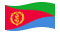 Eritreia-Bandeira ondulante