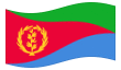 Bandeira animada Eritreia