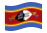 Eswatini-Bandeira ondulante