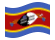Eswatini-Bandeira ondulante