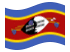 Eswatini-Bandeira ondulante