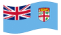 Fiji-Bandeira ondulante