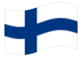 Bandeira animada Finlândia