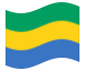 Bandeira animada Gabão