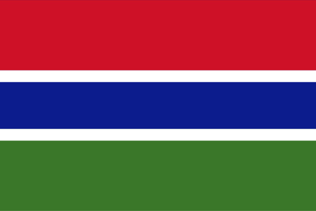 Bandeira Gâmbia