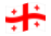 Geórgia-Bandeira ondulante