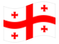 Bandeira animada Geórgia
