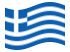 Grécia-Bandeira ondulante