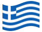 Bandeira animada Grécia
