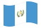 Guatemala-Bandeira ondulante