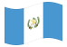 Guatemala-Bandeira ondulante