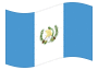 Bandeira animada Guatemala