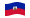 Haiti-Bandeira ondulante