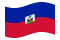 Haiti-Bandeira ondulante