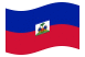 Haiti-Bandeira ondulante