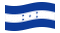 Honduras-Bandeira ondulante