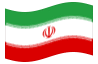 Bandeira animada Irão