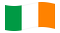 Irlanda-Bandeira ondulante