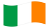 Irlanda-Bandeira ondulante