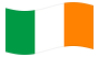 Irlanda-Bandeira ondulante