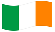 Bandeira animada Irlanda
