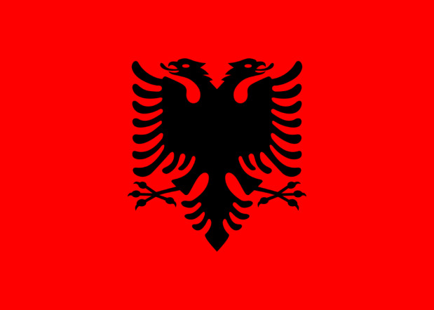 Bandeira Albânia