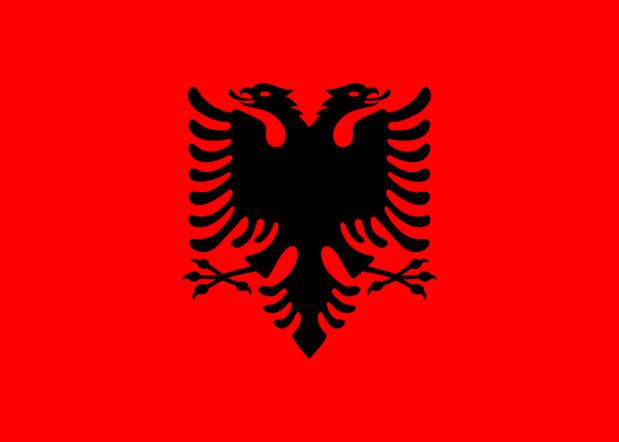 Bandeira Albânia