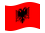 Albânia-Bandeira ondulante