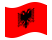 Albânia-Bandeira ondulante