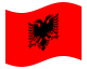 Bandeira animada Albânia