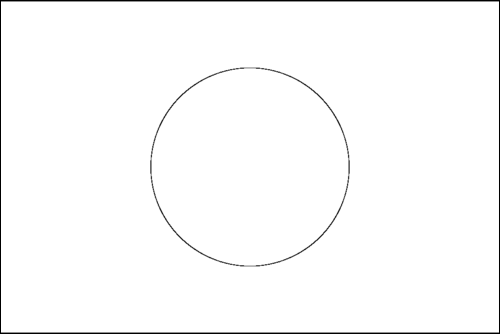 Contorno da bandeira de Japão para colorir