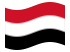 Iémen-Bandeira ondulante