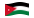 Jordânia-Bandeira ondulante