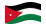 Jordânia-Bandeira ondulante