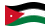 Jordânia-Bandeira ondulante