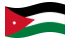 Jordânia-Bandeira ondulante