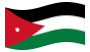 Jordânia-Bandeira ondulante