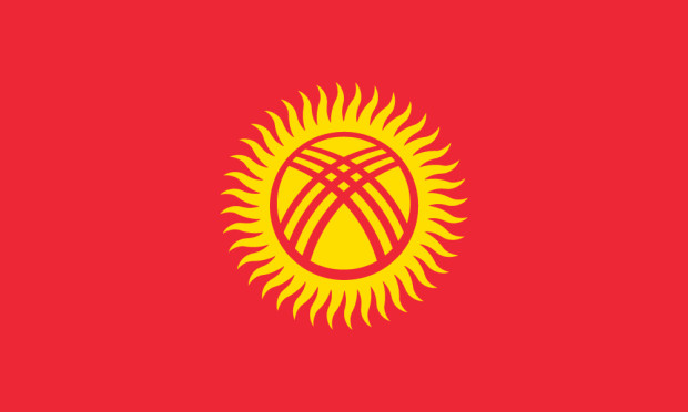 Bandeira Quirguizistão, Bandeira Quirguizistão