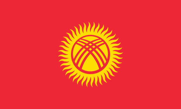 Bandeira Quirguizistão, Bandeira Quirguizistão