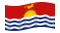 Kiribati-Bandeira ondulante