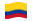 Colômbia-Bandeira ondulante