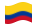 Colômbia-Bandeira ondulante