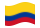 Colômbia-Bandeira ondulante