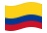 Colômbia-Bandeira ondulante