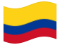 Bandeira animada Colômbia