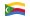 Comores-Bandeira ondulante