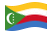 Comores-Bandeira ondulante