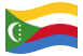 Comores-Bandeira ondulante