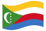 Bandeira animada Comores