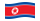Coreia do Norte-Bandeira ondulante